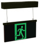 2W Emergency Exit Sign Industrial Strength LED 24m Suspended 2 Hours Black Maintained 2W Emergency Exit Sign Industrial Strength LED 24m Suspended 2 Hours Black Maintained